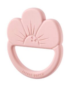 Little Dutch Siliconen Bijtring Bloem Roze