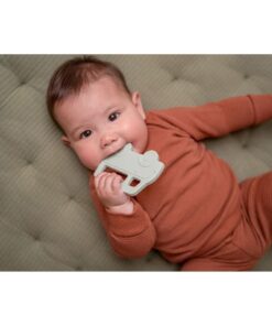 Alternative view of Little Dutch Siliconen Bijtring Bus Groen