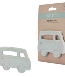 Little Dutch Siliconen Bijtring Bus Groen