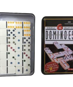 Longfield Double 6 Domino in Blik