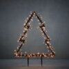 Luca Lighting Tuin Decoratie LED Boom 175 LEDs 53x1x75 cm Warm Wit Zwart