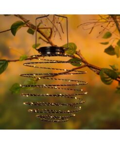 Alternative view of Lumineo Solar LEd Hanglamp 16 cm IJzerdraad/Zwart/Wit