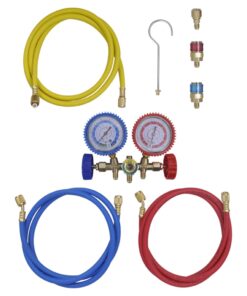 Manometer set voor airco met 2-richtingen