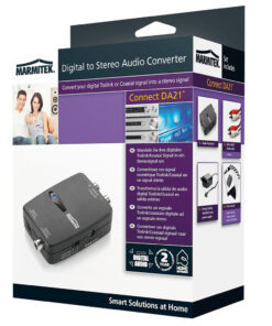 Alternative view of Marmitek Connect DA21 Digitaal naar Stereo Audio Converter
