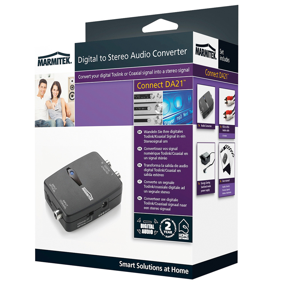 Marmitek Connect DA21 Digitaal naar Stereo Audio Converter - Image 2