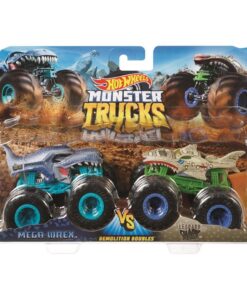 Mattel Hot Wheels Monster Trucks Mega Wrex en Leopard Shark Assorti
