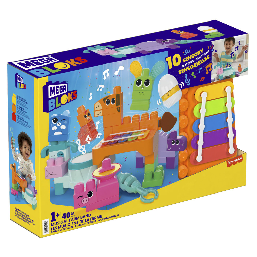 Mega Bloks Muziek Boerderij Band