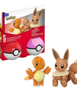 Mega Pok&eacute;mon Charmander en Eevee