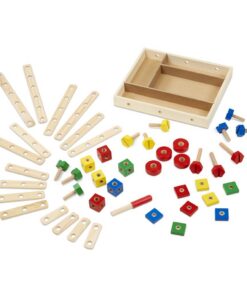 Melissa & Doug Houten Constructie Set 48-delig