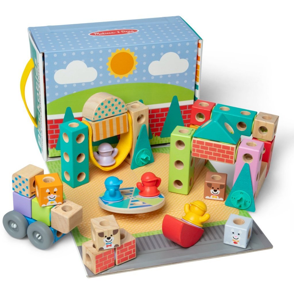 Melissa & Doug Blockables Stad Speelset 73-delig - Image 3