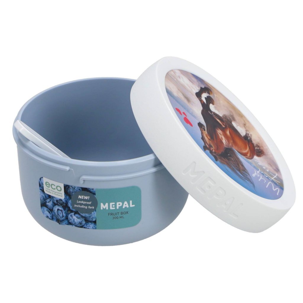 Mepal Campus Fruitbox 300 ml Wild Horse Wit/Blauw - Image 2