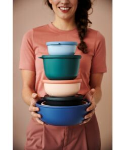 Alternative view of Mepal Cirqula Vershouddoos Rond 0.5L Nordic Black