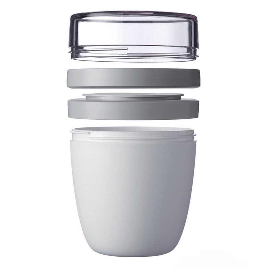 Mepal Ellipse Lunchpot 500+200 ml Nordic White - Image 2