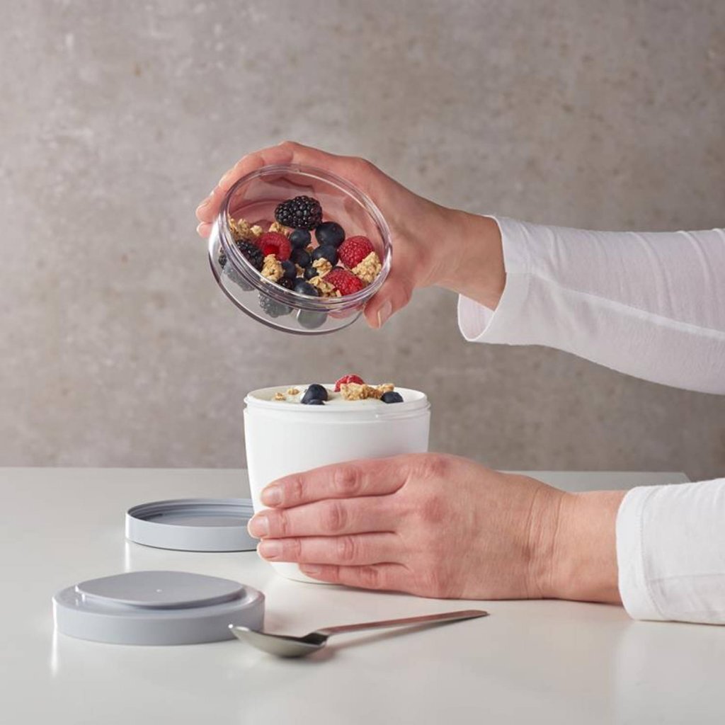 Mepal Ellipse Lunchpot 500+200 ml Nordic White - Image 4