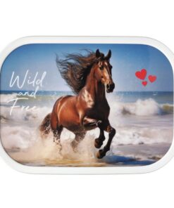 Alternative view of Mepal Lunchbox Campus Wild Horse Wit/Blauw