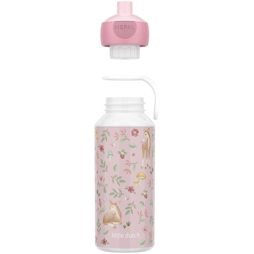 Mepal Pop-Up Drinkfles Little Dutch Fairy Garden 400 ml Roze - Image 2