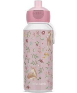 Mepal Pop-Up Drinkfles Little Dutch Fairy Garden 400 ml Roze