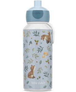 Mepal Pop-Up Drinkfles Little Dutch Forest Friends 400 ml Blauw