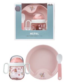 Mepal Servies Little Dutch Flowers and Butterflies 3-delig Roze
