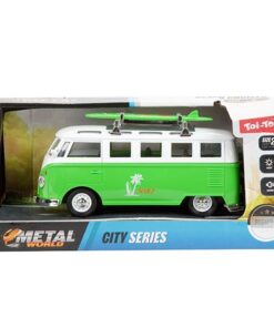 Metal VW Bus + Licht en Geluid Assorti