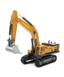 Alternative view of Metal World Graafmachine met Rupsbanden 1:55 Geel/Zwart