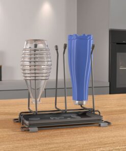 Alternative view of Metaltex Afdruiprek Flessen 25x14x22 cm Antraciet