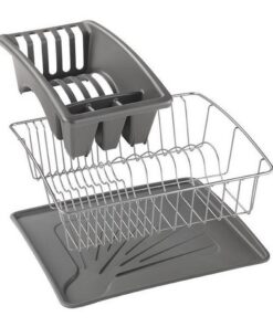 Alternative view of Metaltex Aquatex Plus Sinatra Design Afdruiprek Antraciet/Zilver