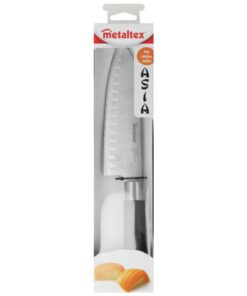 Metaltex Asia Santokumes 30 cm Zwart/RVS
