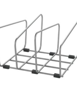 Metaltex Backy Bakspullen en Snijplankhouder 22x21x14 cm Zilver