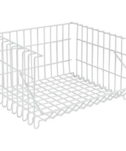 Metaltex Bernina Draadmand Stapelbaar 34x27x20 cm Wit