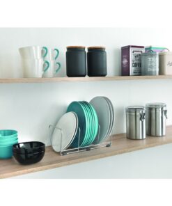 Alternative view of Metaltex Bordenhouder 3 Vakken 16x30x14 cm Zilver