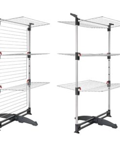 Metaltex Ciclone Vario Droogtoren 38 m Drooglengte Zilver/Zwart