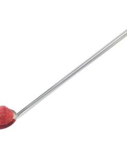 Alternative view of Metaltex Cocktaillelepel Rietjes + Borstel RVS 5-delig