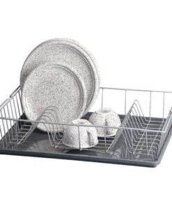 Alternative view of Metaltex Colonia Afdruiprek 48x30 cm Zilver/Grijs