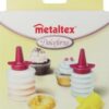 Metaltex Decoratieset Dolceforno 9 X 7 Cm Transparant