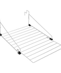 Metaltex Den Haag Droogrek 9 m Drooglengte Zilvergrijs/Zwart
