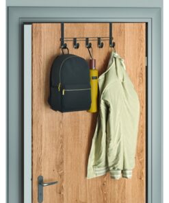 Alternative view of Metaltex Deurkapstok 5 Haken 38x6x15 cm Zwart