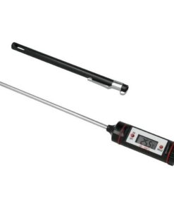 Metaltex Digitaal Kookthermometer -20/+230&deg;C 20.5 cm RVS/Zwart