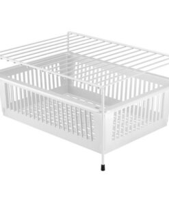 Metaltex Dino Rek + Mand 33x45x20 cm Wit