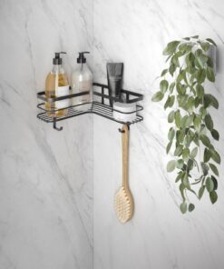 Alternative view of Metaltex Doucherek 25x25x13 cm Zwart/Metaal