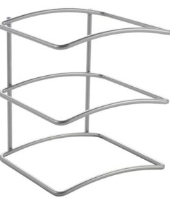 Metaltex Foliehouderrekje 12x14x15 cm Zilver