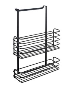 Metaltex Galileo Dubbele Hangmand 26x12x36 cm Mat Zwart/Metaal