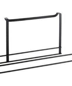 Metaltex Galileo Keukenrolhouder 34x10x18 cm Zwart