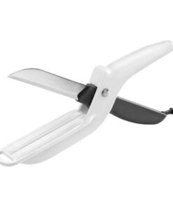 Metaltex Groenteschaar met Maataanduiding 26 cm Wit/Zwart