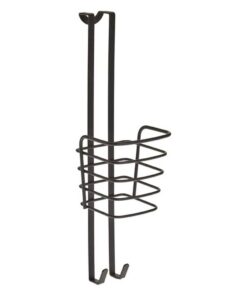 Metaltex Haardrogerhouder 11x12x37 cm Zwart