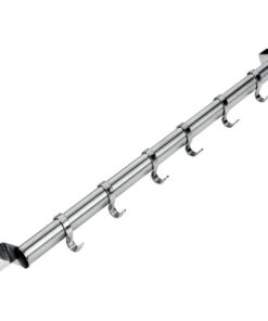 Metaltex Hangend Rek voor Keukengerei met 6 Haken 37 cm RVS