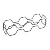 Metaltex Hexagon Wijnrek voor 5 Flessen 43x12x11 cm Zwart