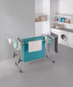 Alternative view of Metaltex Hurricane Droogrek 197x65x115 cm 24 m Drooglengte Zilver/Zwart