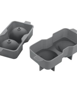 Metaltex IJsblokvormen 6 cm Siliconen/Grijs 2 Stuks