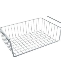 Metaltex Kanguro Opbergmand 40x26x14 cm Zilver